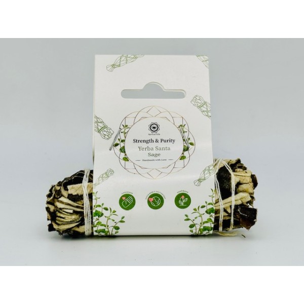 Žajbljev snop z Yerba Santa, 10 cm