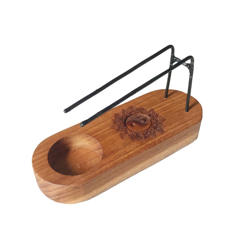 Leseno držalo za kadila Yin & Yang