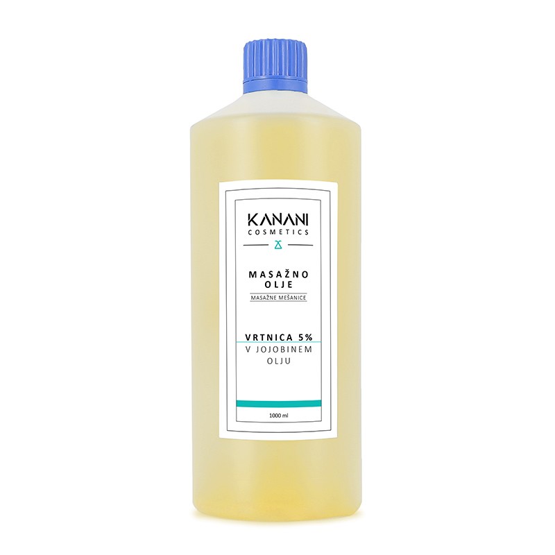 Masažno olje vrtnica 5 % v jojoba olju